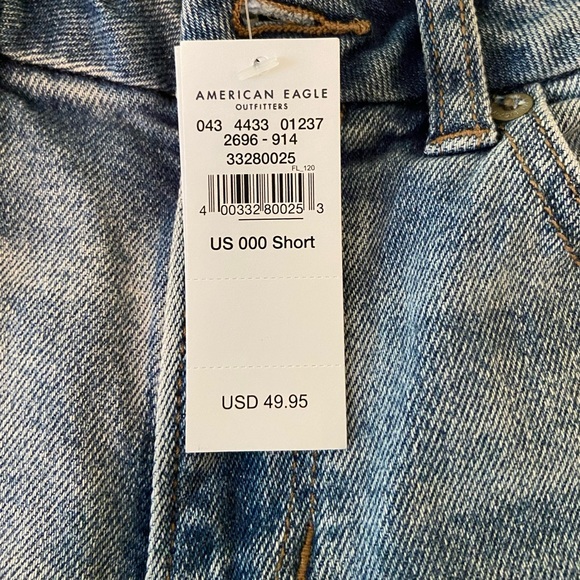 NWT American Eagle jeans! Size 000 short! - Picture 6 of 7